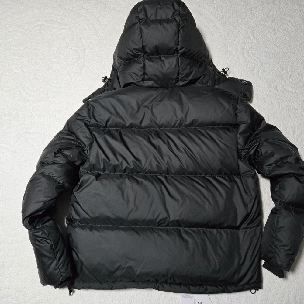 COACH Down Puffer Hooded Coat ~ Women’s ~ Medium ~ Black - Picture 14 of 16